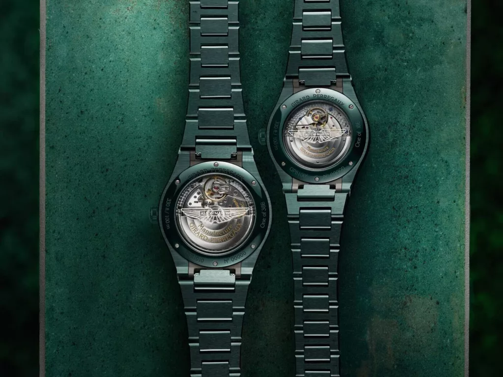 Girard-Perregaux Laureato Green Ceramic Aston Martin 6