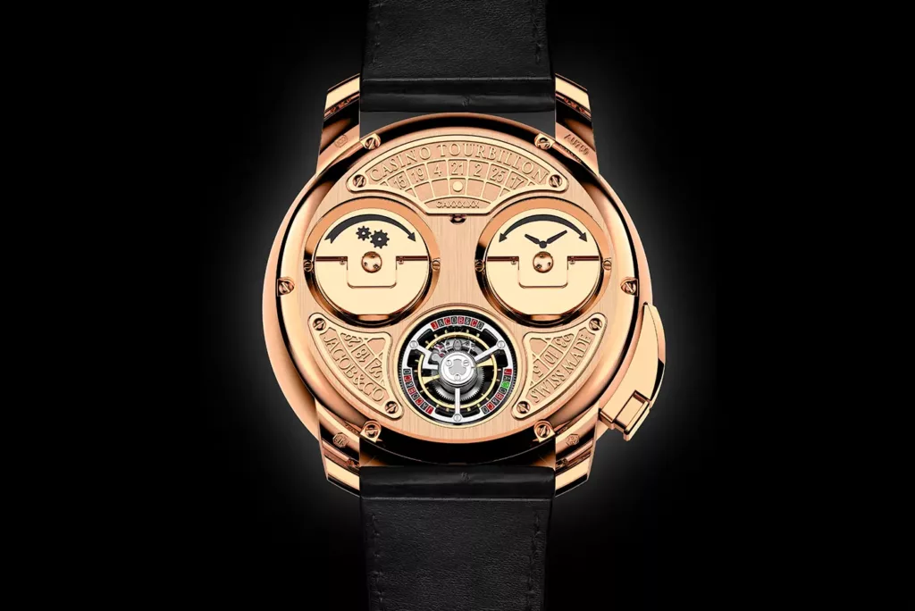 Jacob & Co Casino Roulette Tourbillion back