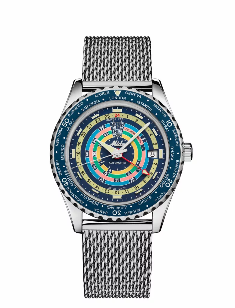 Mido Ocean Star Decompression Worldtimer 4