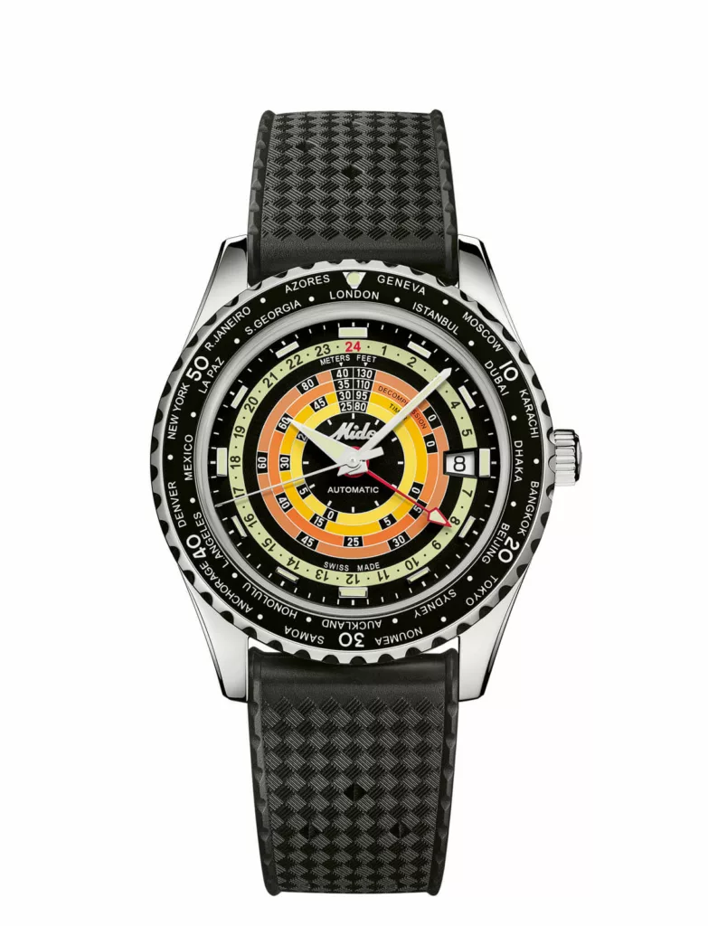 Mido Ocean Star Decompression Worldtimer 7