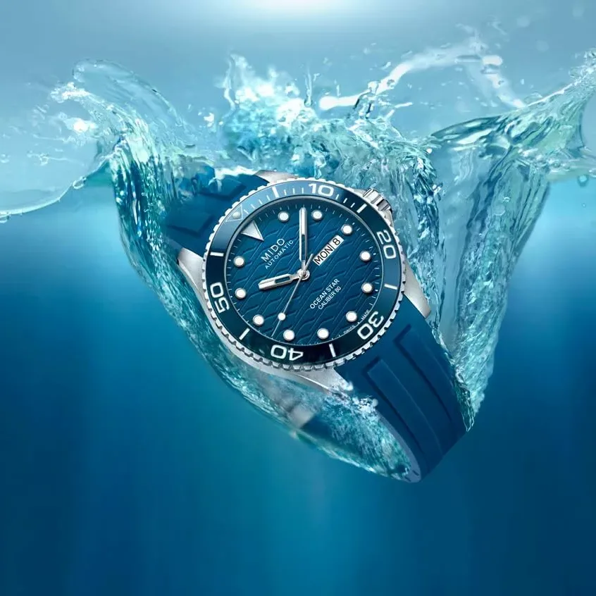 Mido ocean star blue on sale