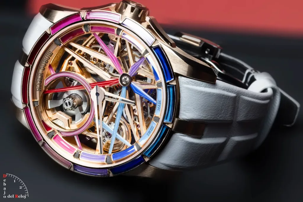 Roger Dubuis Excalibur Blacklight Spin-Stone en el Estudio