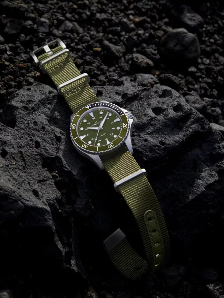 Hamilton Khaki Navy Scuba en Verde 1
