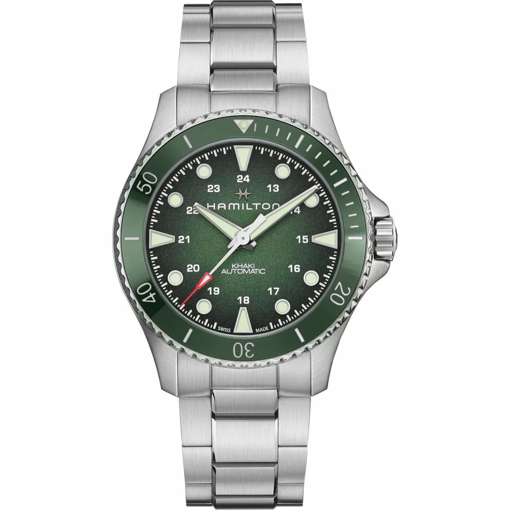 Hamilton Khaki Navy Scuba en Verde 3