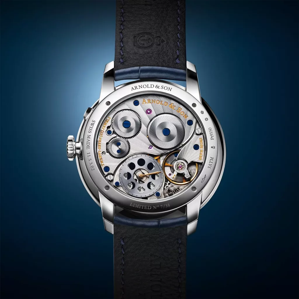 Arnold & Son Perpetual Moon 41.5 Platinum Celestial Blue 5