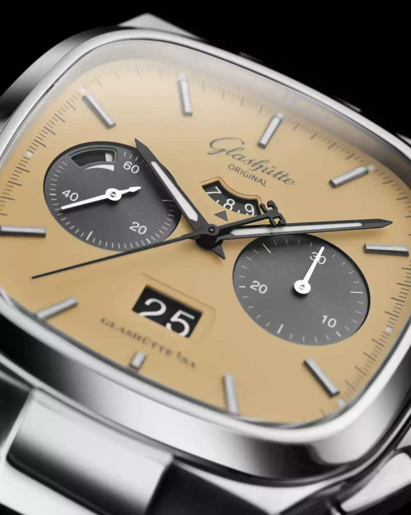 Glashütte Seventies Chronograph Panorama Date Nuevos 3