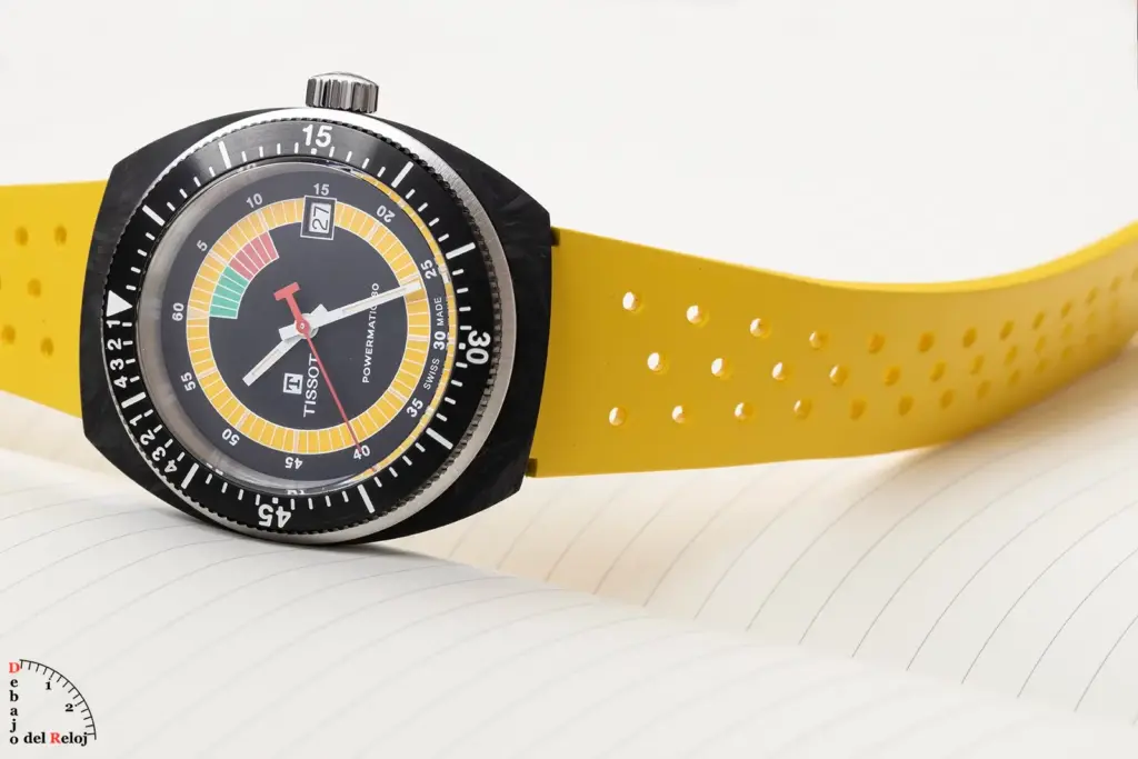 Tissot Sideral on a notebook
