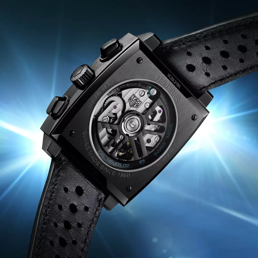 TAG Heuer Monaco Chronograph Night Driver back