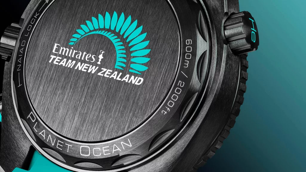 Omega Seamaster Planet Ocean Deep Black ETNZ 6
