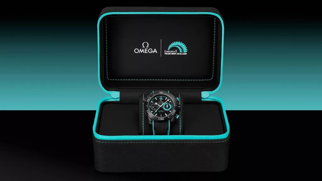 Omega Seamaster Planet Ocean Deep Black ETNZ 4
