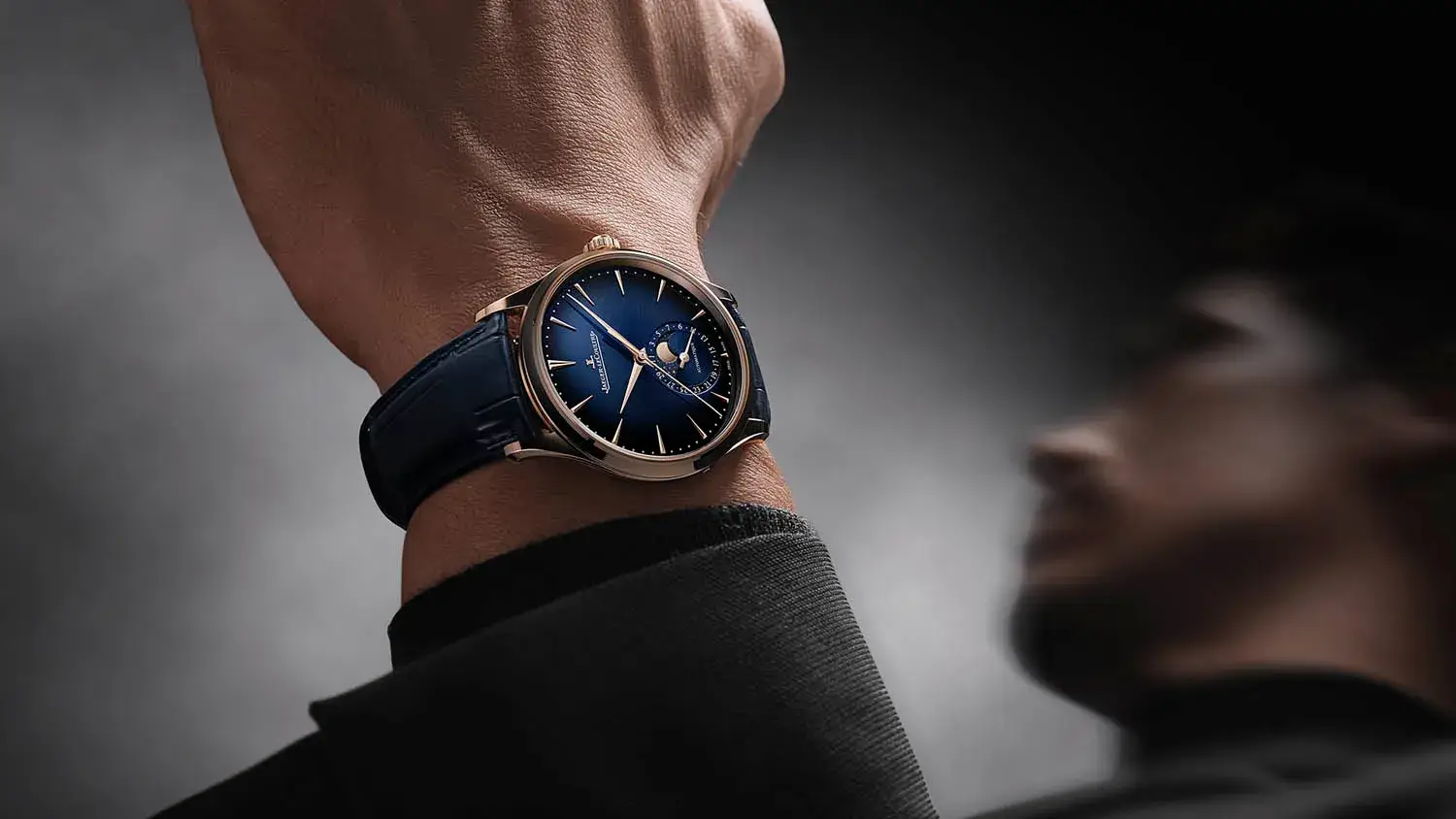 Jaeger-LeCoultre Master Ultra Thin Moon Azul