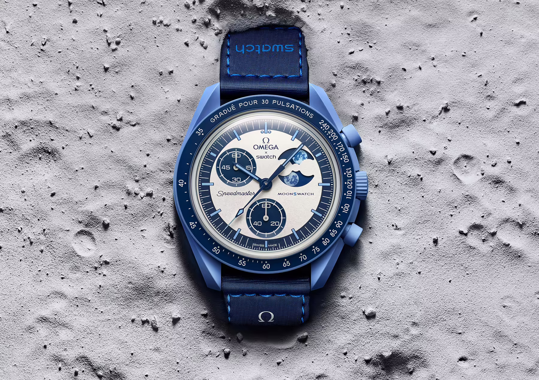 MoonSwatch Mission To The Super Blue Moonphase