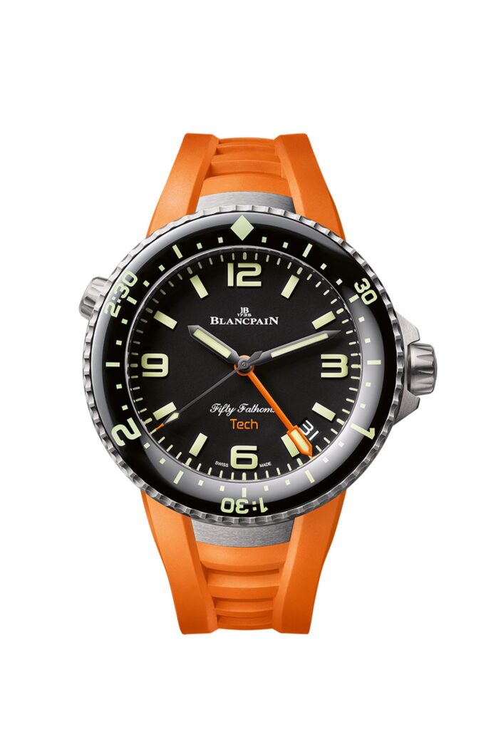 Blancpain Fifty Fathoms Tech correa naranja
