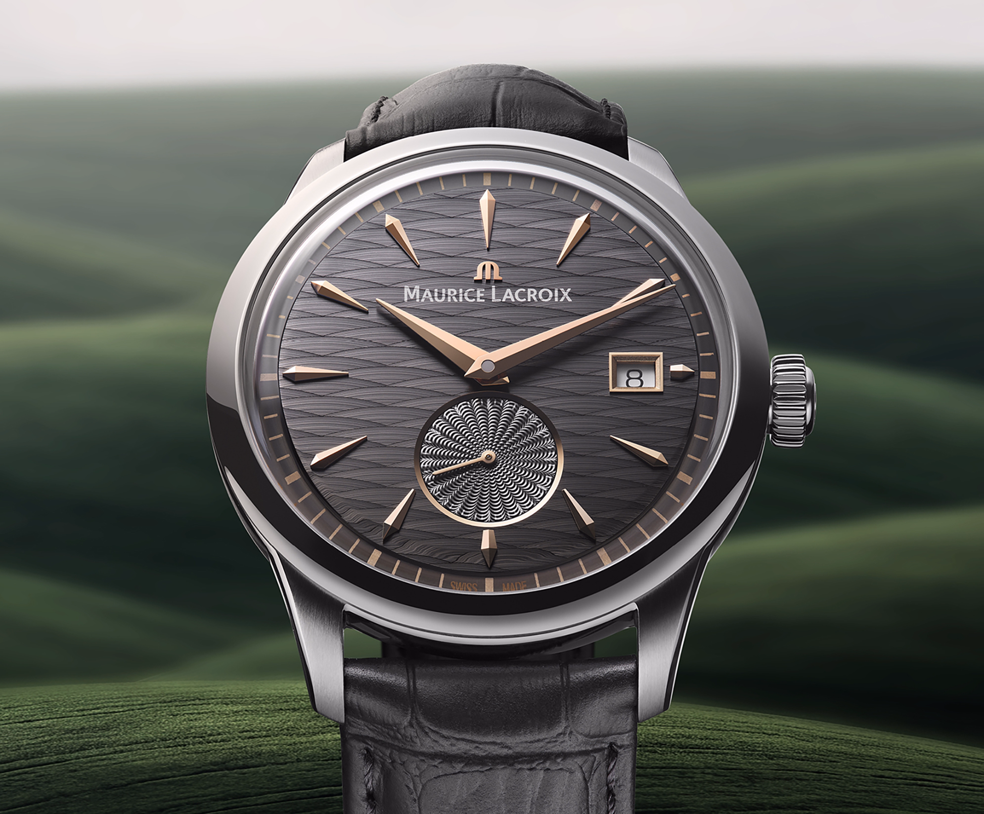 fotografía generaldel reloj Maurice Lacroix 1975 Legacy edición saignelégier - Debajo del Reloj