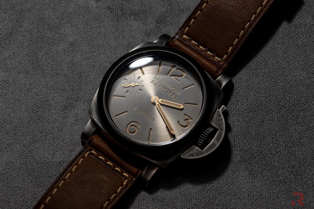 Panerai Luminor 8 Giorni PAM01733 con caja en acero Brunito de 44mm