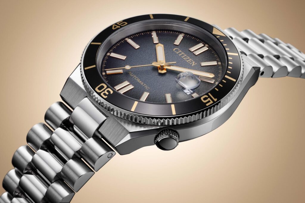 Caja de acero inoxidable y brazalete del reloj automático CITIZEN TSUYOSA Shore