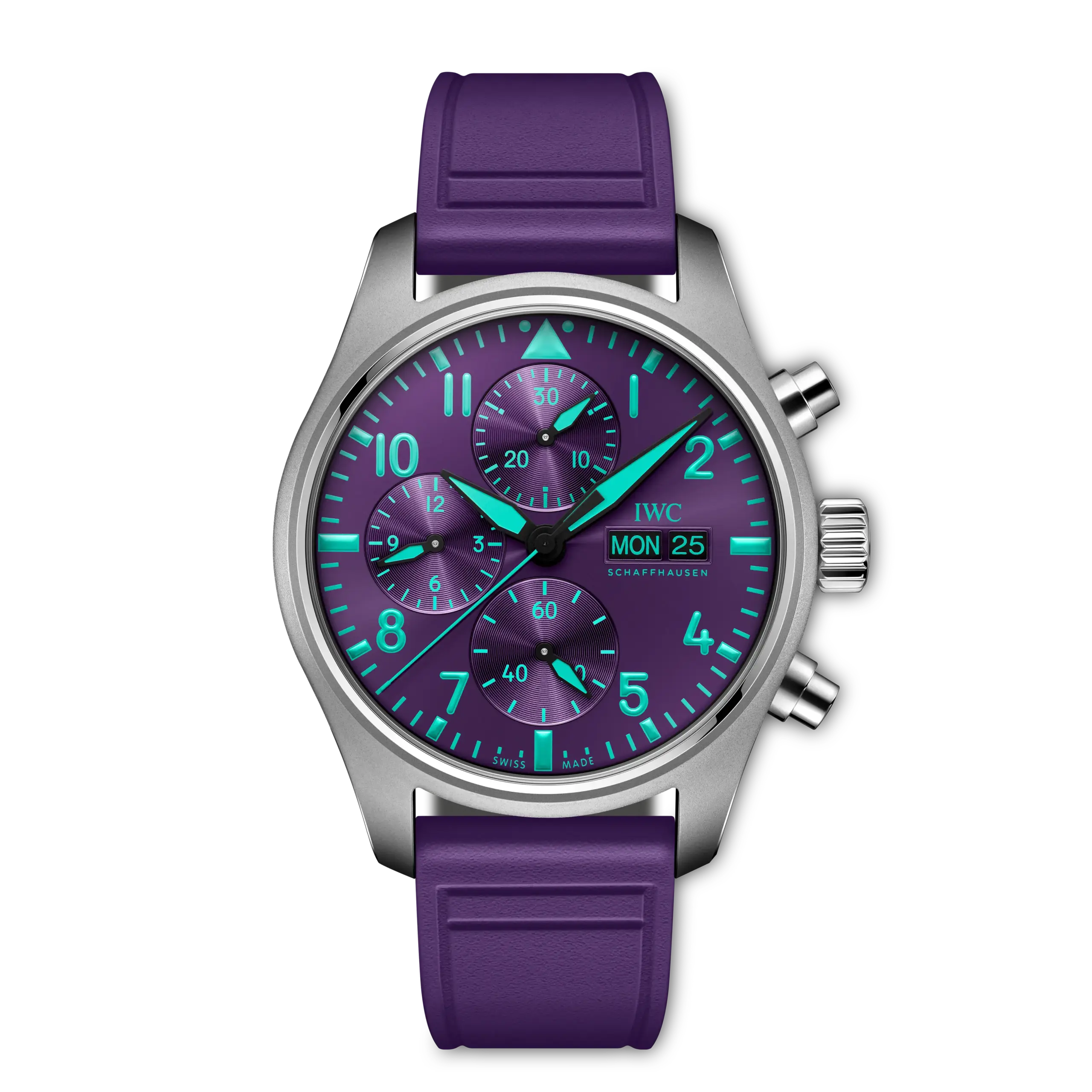 IWC Reloj de Aviador Cronógrafo 41 Mercedes-AMG PETRONAS Formula One 2026 FRONTAL