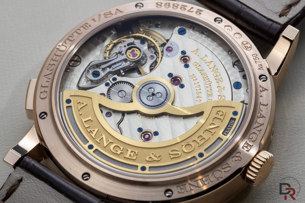 Detalle del calibre L207.1 de A. Lange & Söhne
