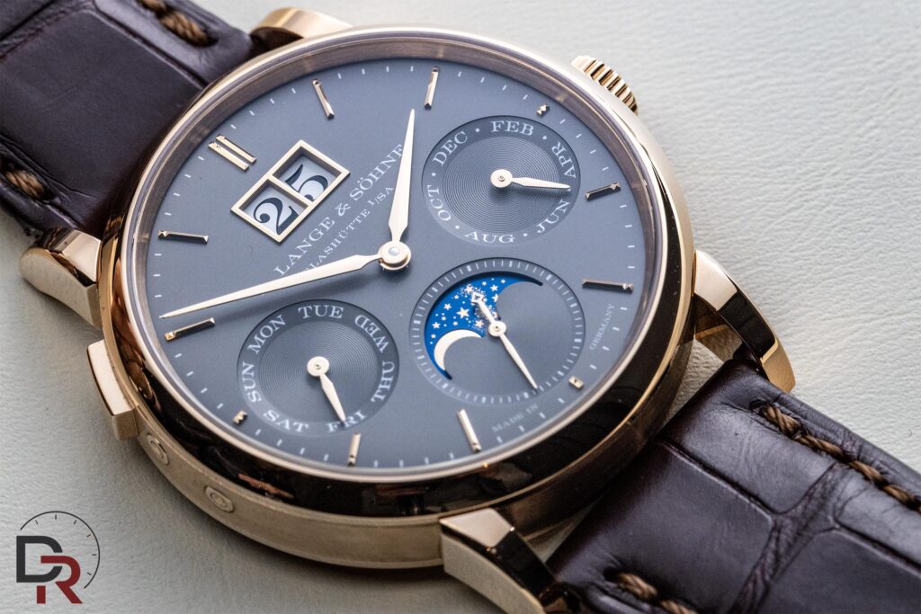 detalle de la esfera del Oro Blanco (Ref. 331.033 E): de A . Lange & Söhne