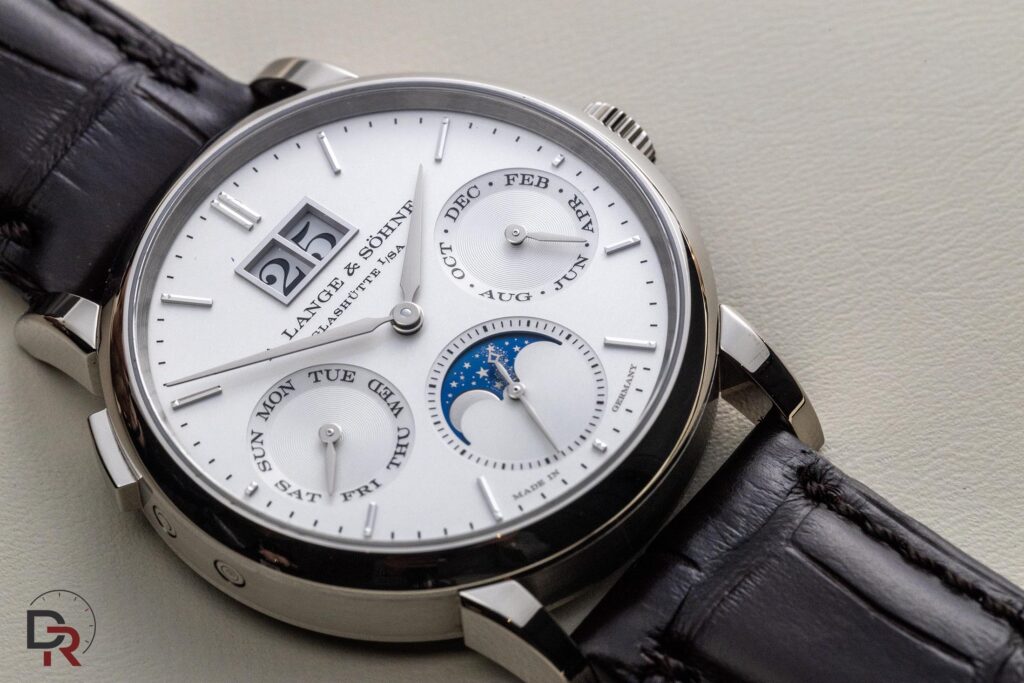 detalle de la esfera del Oro Blanco (Ref. 331.026 E): de A . Lange & Söhne