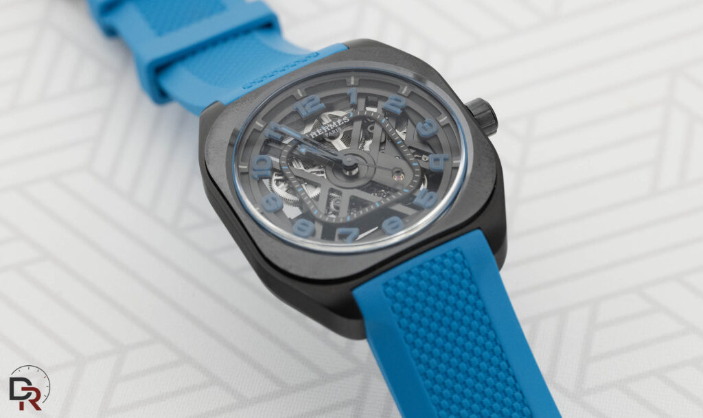 Fondo transparente del Hermès H08 Squelette calibre H1978S