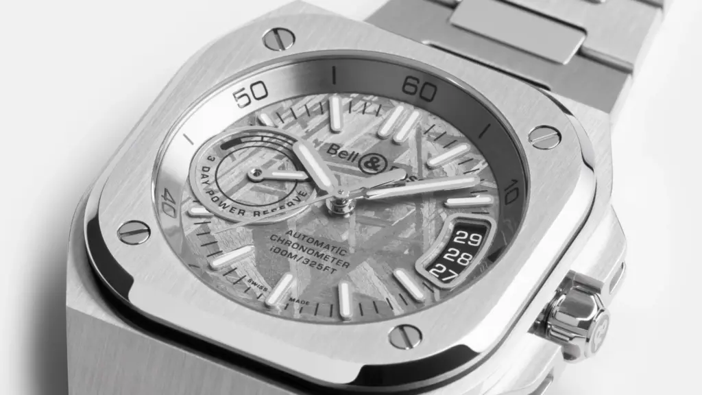 Bell & Ross BR-X5 Meteorite dial detail close up