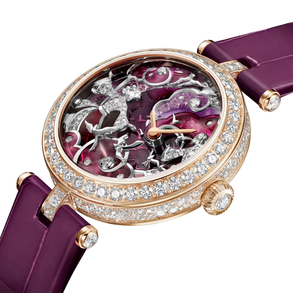 Van Cleef & Arpels Lady Retrouvailles Célestes (Ref. VCARPERX00) inclinado