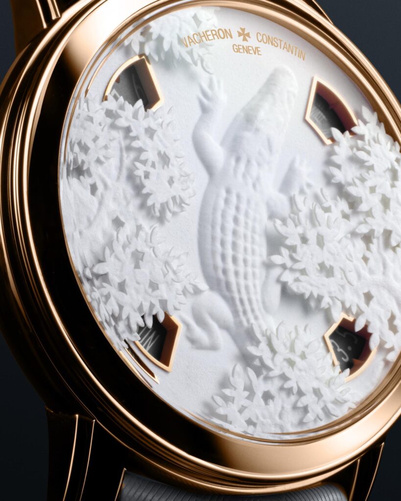 Vacheron Constantin Métiers d’Art Tribute to the Animal Kingdom cocoderilo detalle
