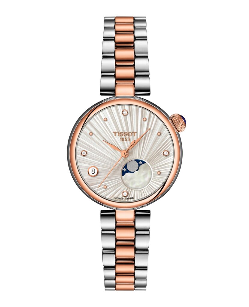 Tissot Désir Moonphase versión bicolor T152.223.22.036.00