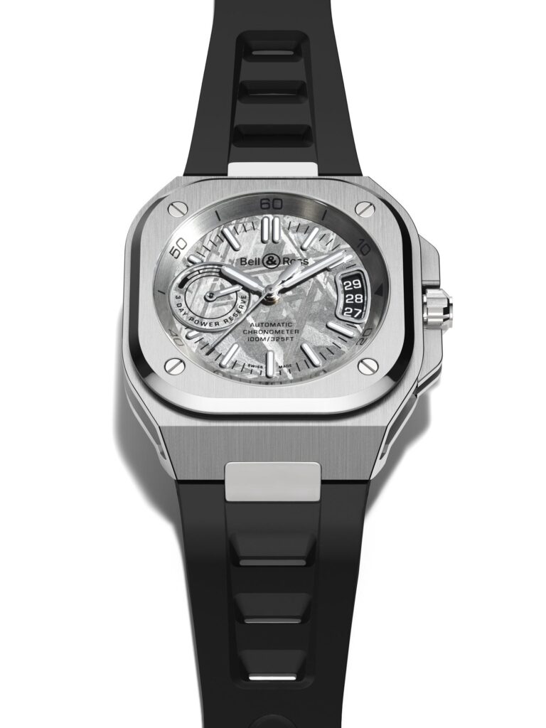 Bell & Ross BR-X5 Meteorite black rubber strap