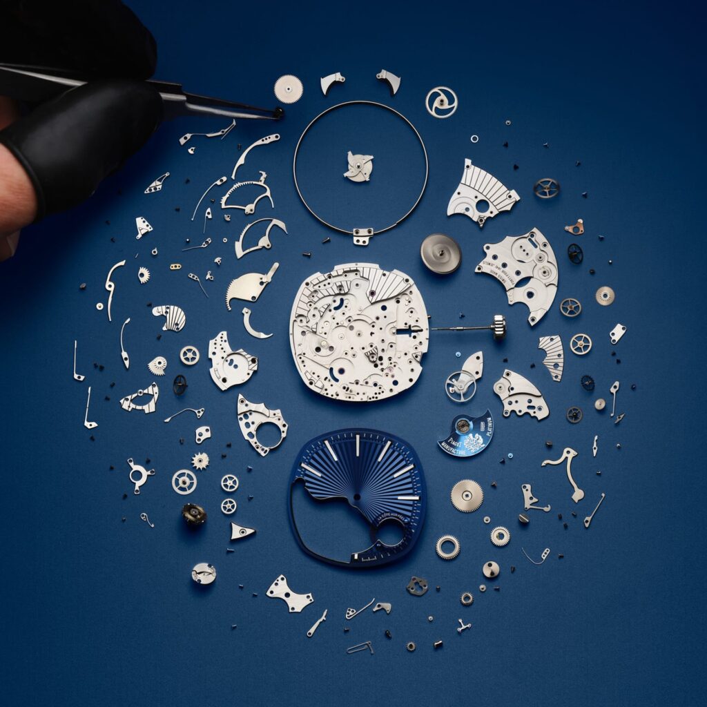 calibre desmontado del Piaget Polo Minute Repeater