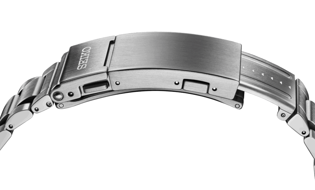 Seiko Prospex 1965 Heritage Diver’s Fan-Selected Limited Edition bracelet clasp detail