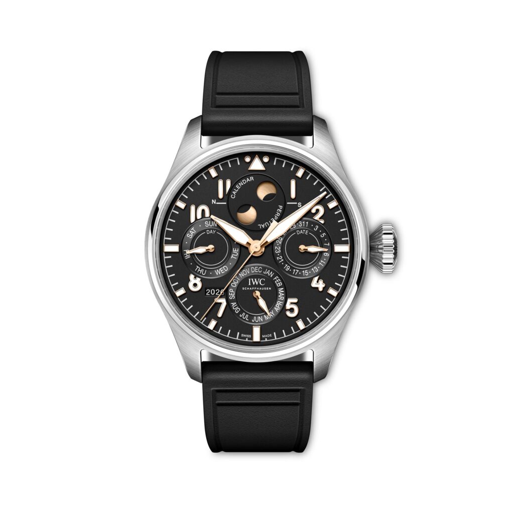 IWC Big Pilot Calendario Perpetuo ProSet 140 Años Mercedes-Benz Ref. IW329603 con esfera negra y fases lunares