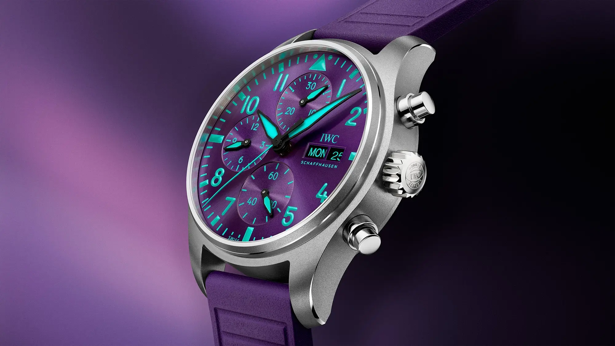 IWC Reloj de Aviador Cronógrafo 41 Mercedes-AMG PETRONAS Formula One 2026 portada