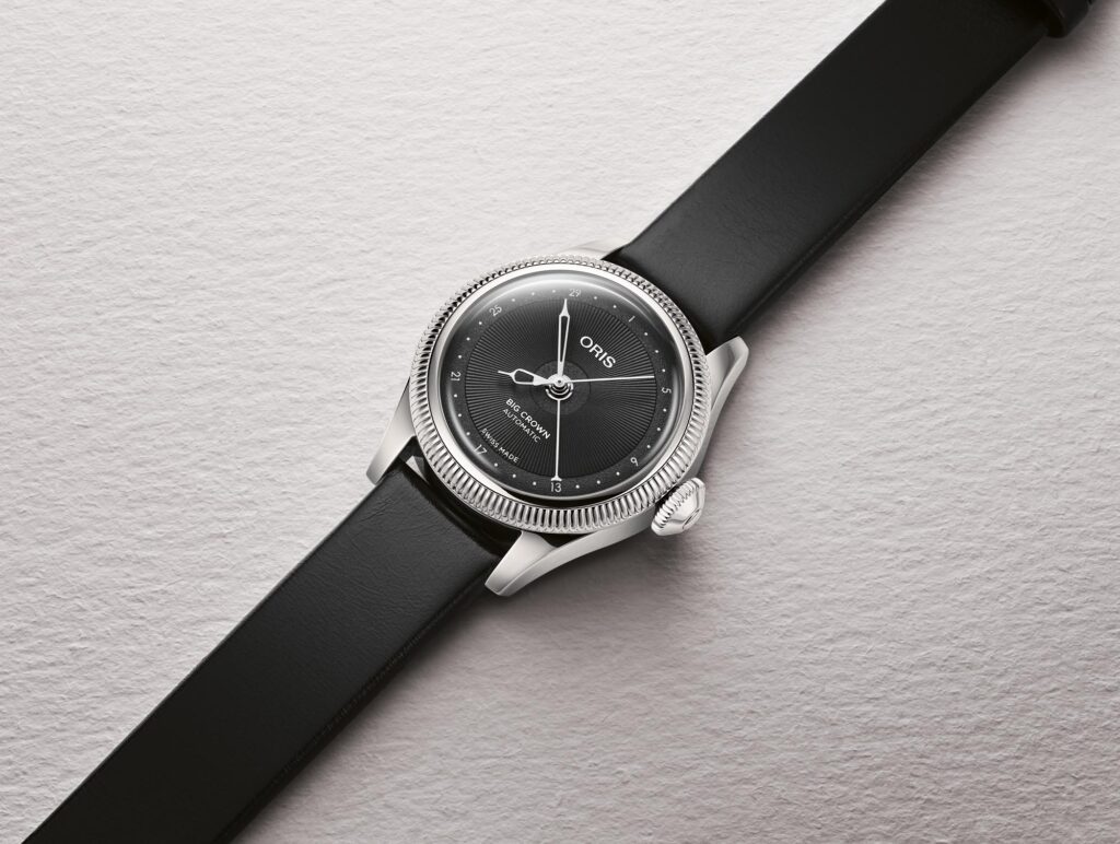 Oris Big Crown Pointer Date 29 mm general esfera negra