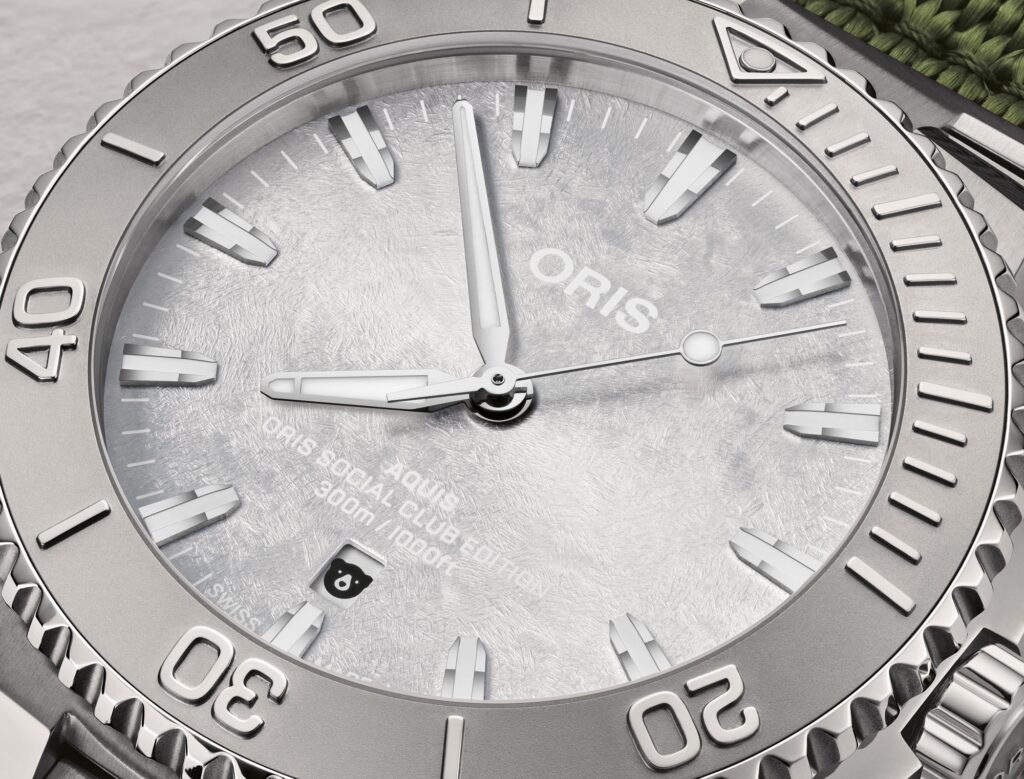 Oris Social Club Edition II detalle esfera