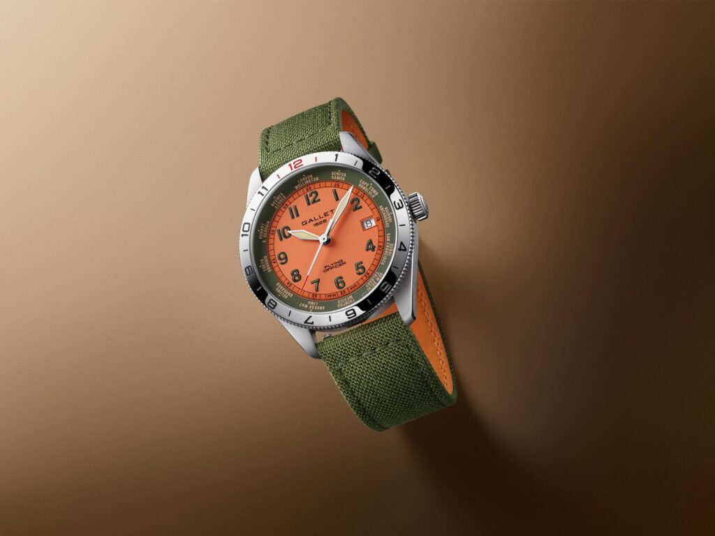 Gallet renace en su 200.º aniversario: Flying Officer 40 hora y minutos naranja