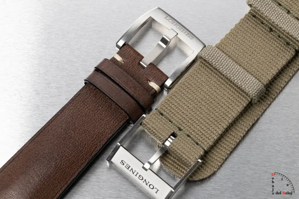 Longines Pilot Majetek strap details