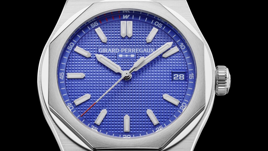 Girard-Perregaux Laureato Williams Racing Editions solo hora detalle esfera