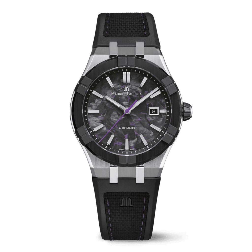 Maurice Lacroix AIKON-IC Frozen Carbon violeta