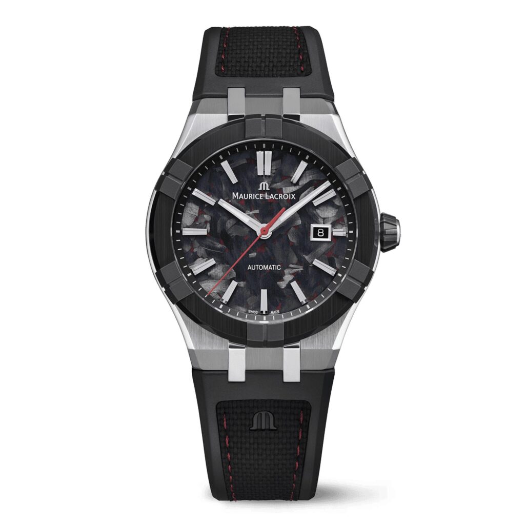 Maurice Lacroix AIKON-IC Frozen Carbon rojo