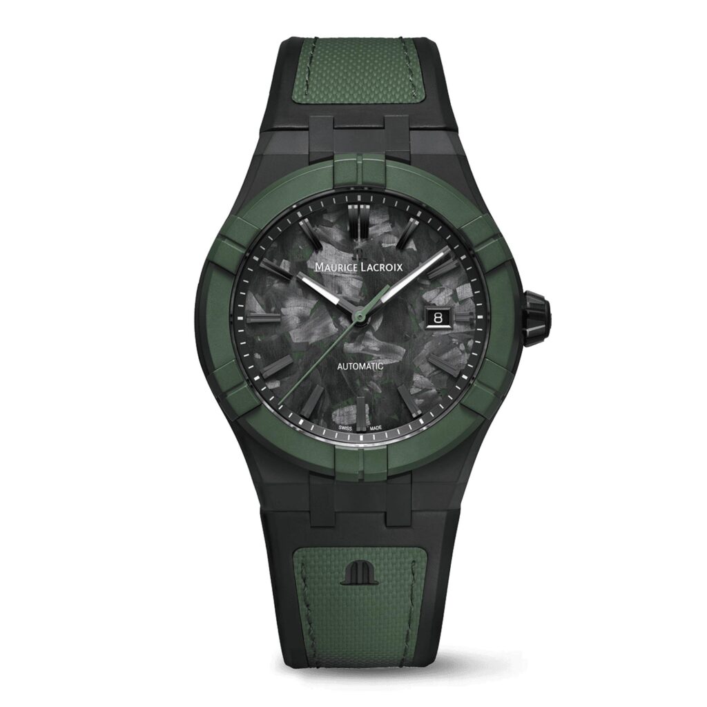 Maurice Lacroix AIKON-IC Frozen Carbon Deep Forest verde