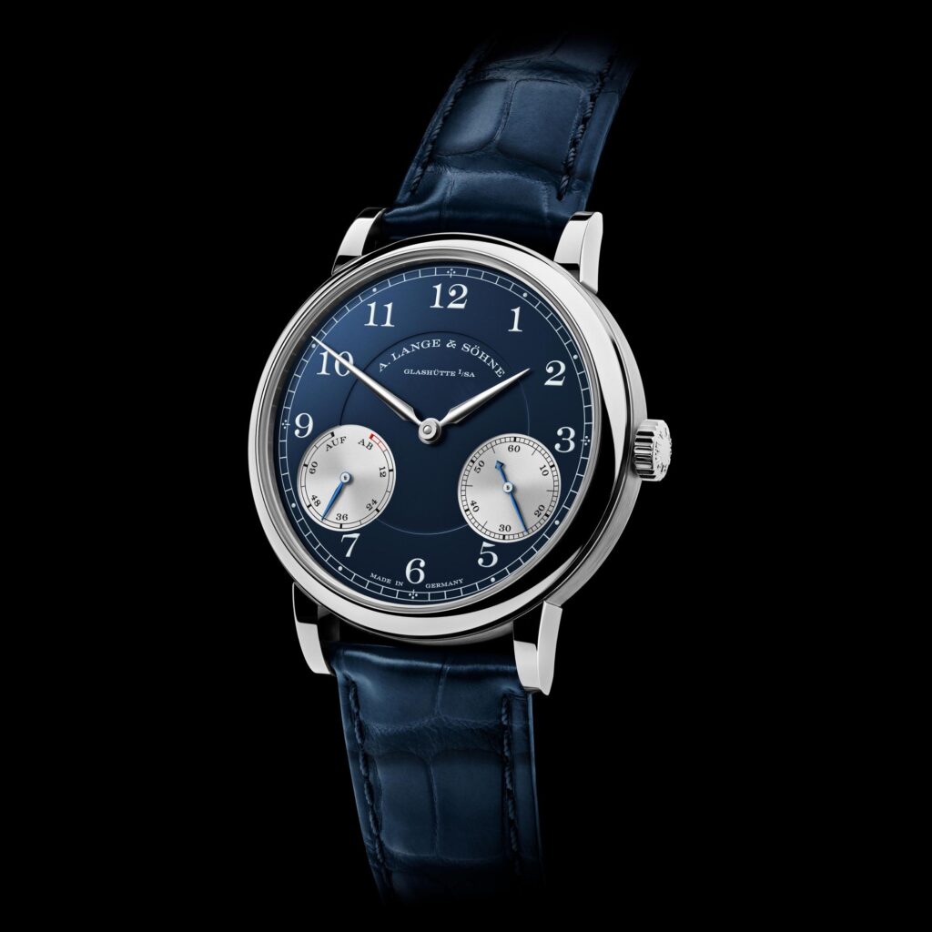 A. Lange & Söhne 1815 UP/DOWN in 18K white gold with blue dial