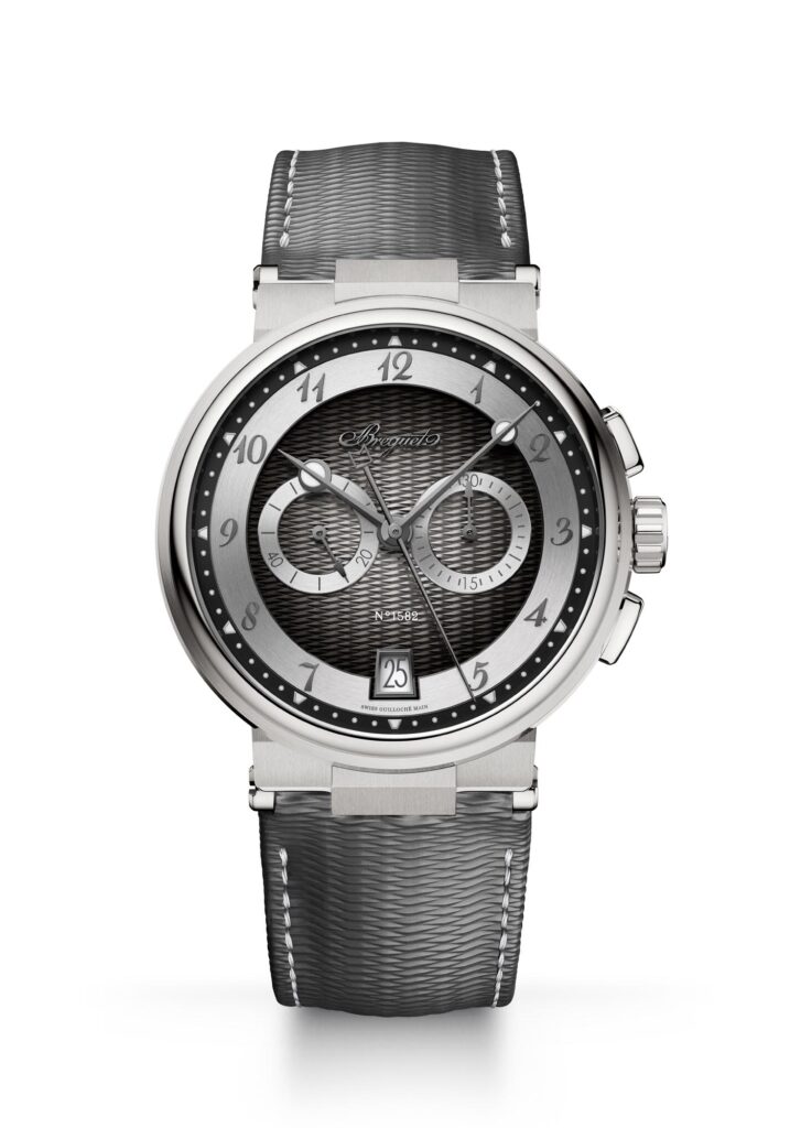 Breguet Marine Chronographe 5527: Complicación Flyback gris