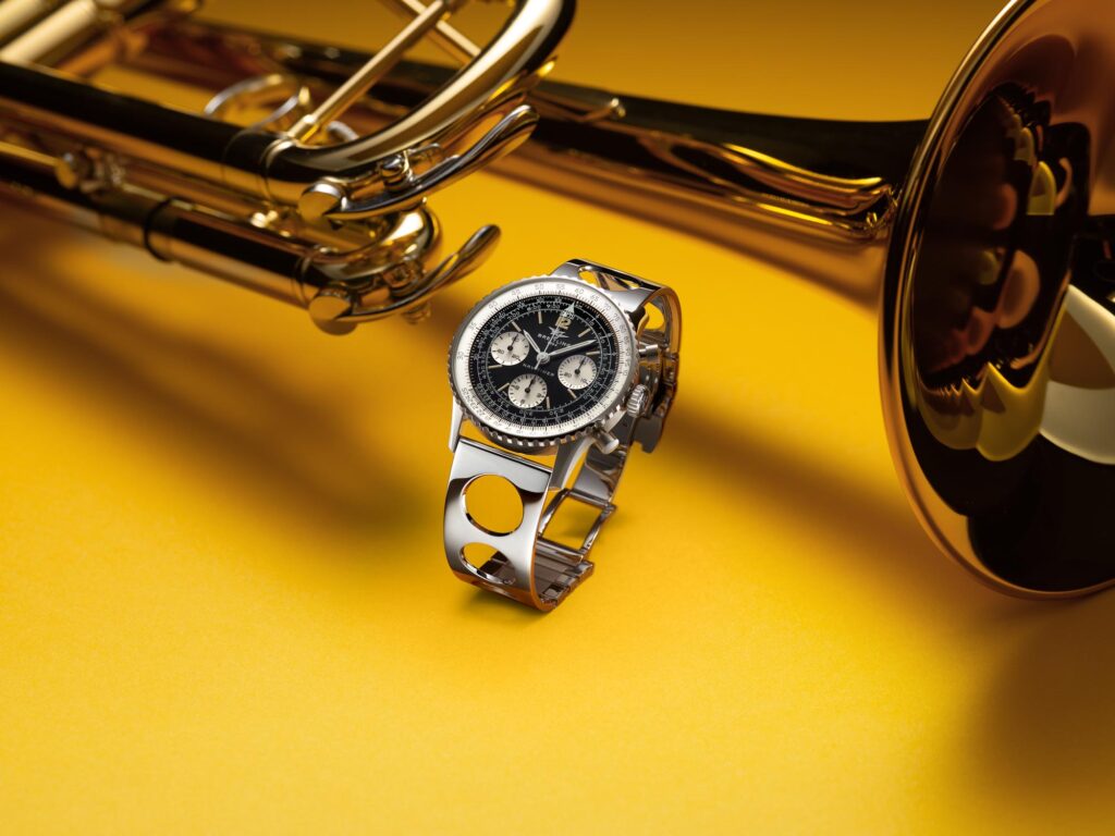 Fotografía de portada del Breitling Navitimer B09 Chronograph 41 Tribute to Miles Davis con esfera panda invertido