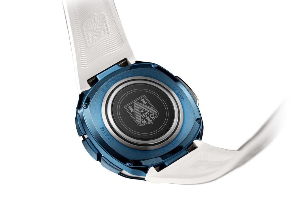 H. Moser & Cie. Off-Grid trasera del azul