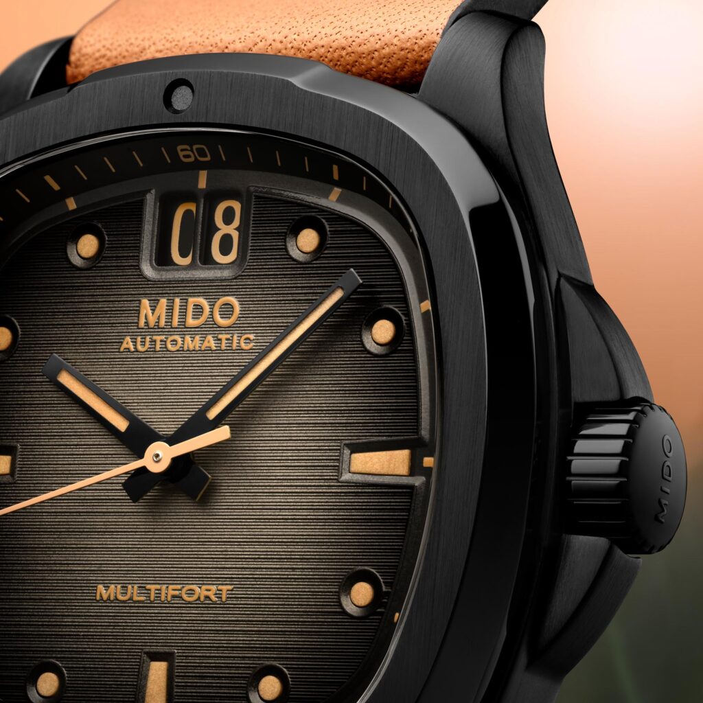 MIDO Multifort TV Big Date Special Edition detalle esfera