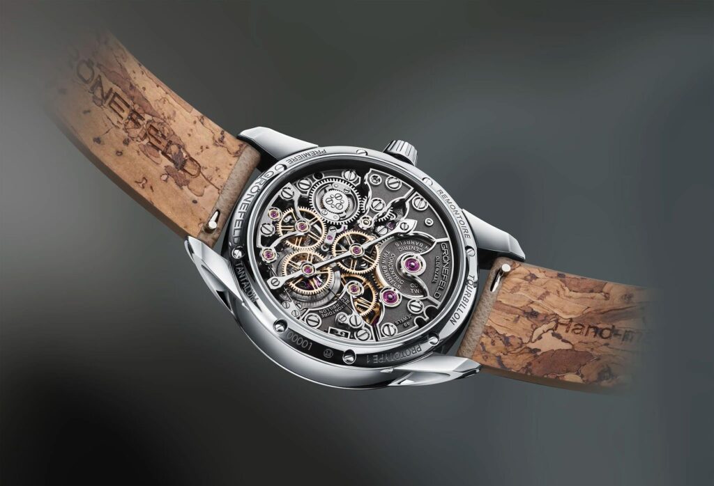 Reverso del calibre Grönefeld 1941 Quadrivium