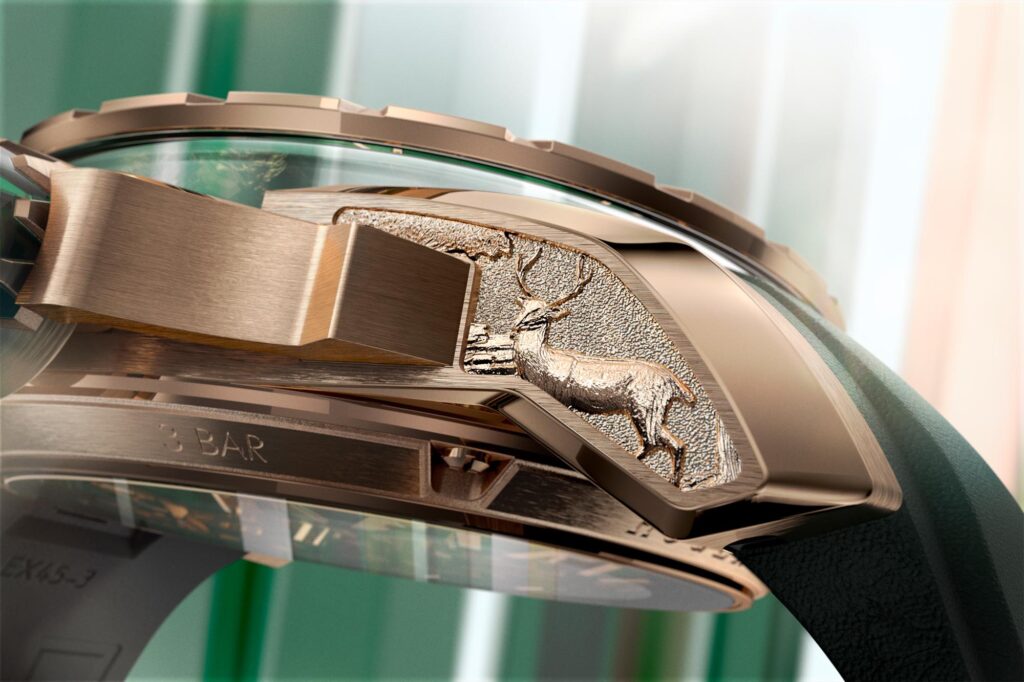 Roger Dubuis Knights of the Round Table detalles grabado corona