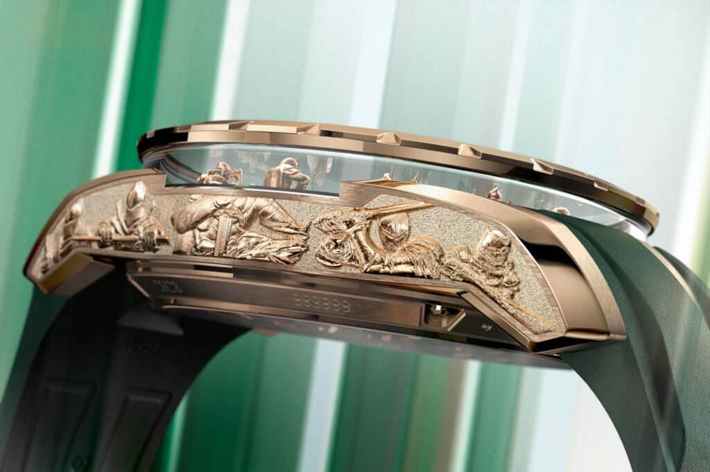 Roger Dubuis Knights of the Round Table grabados lateral